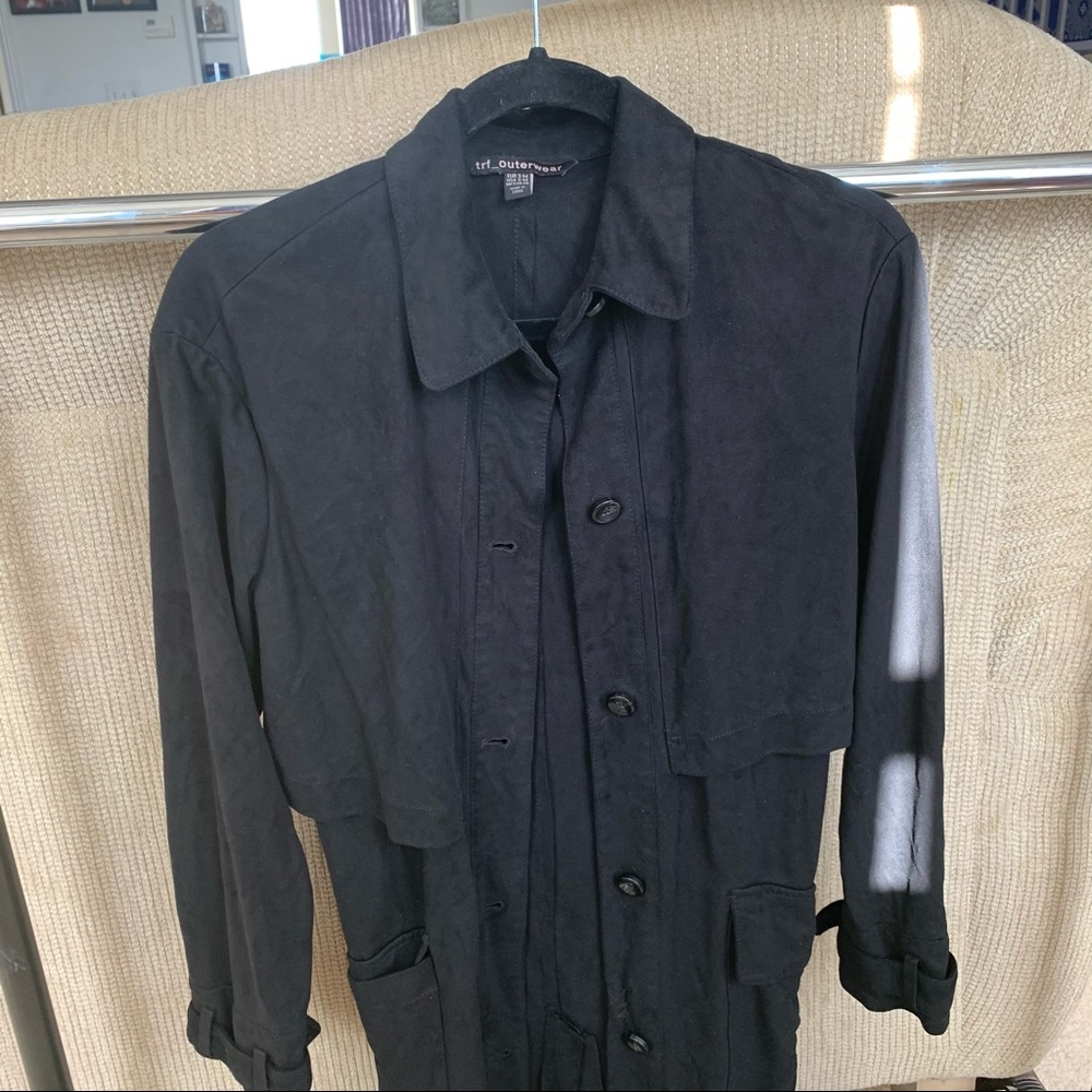 Black trench coat